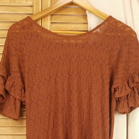 ❤Vintage Boho  Crochet Lace Dress - Picture 2 of 6